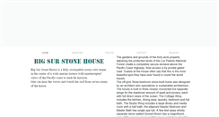 Desktop Screenshot of bigsurstonehouse.com